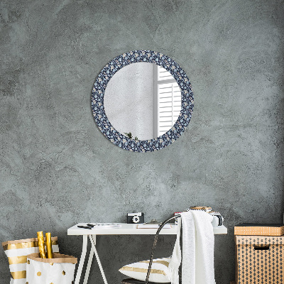 Oglinda perete decorativa rotunda Model boho