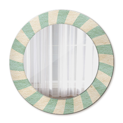 Oglinda rotunda decor perete Model pastel retro