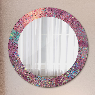 Decor oglinda rotunda Festivalul culorilor
