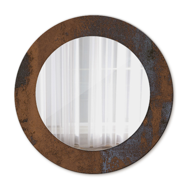 Decor oglinda rotunda Rustic metalic