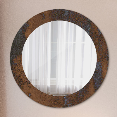 Decor oglinda rotunda Rustic metalic
