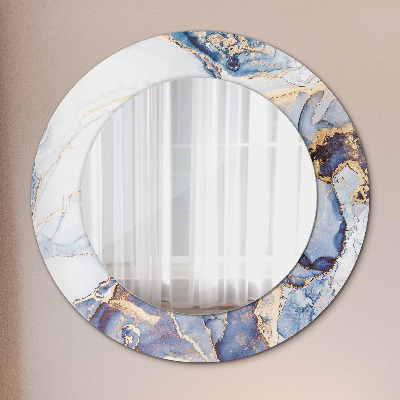 Decor oglinda rotunda Artă lichidă abstractă