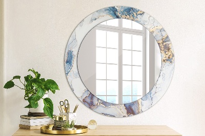 Decor oglinda rotunda Artă lichidă abstractă
