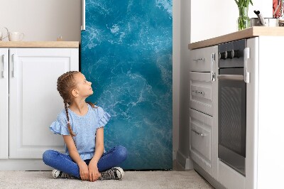 magnet decorativ pentru frigider Valuri albastre