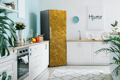 magnet pentru frigider Textura de aur