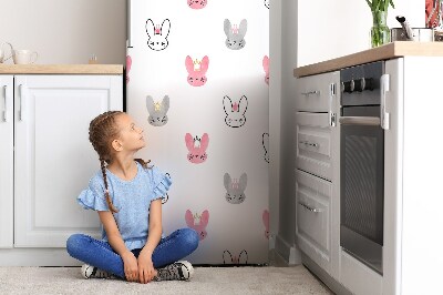 magnet decorativ pentru frigider Iepuri în coroane
