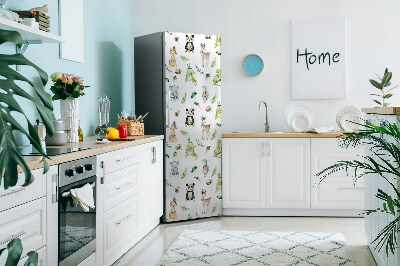 magnet decorativ pentru frigider Animale fericite