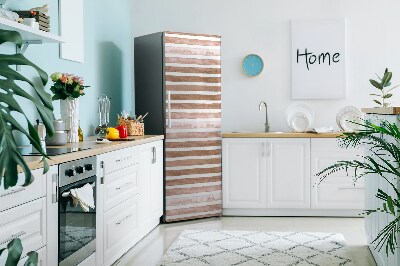 capac decorativ pentru frigider Dungi maro