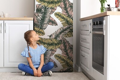 magnet decorativ pentru frigider Frunze de bananier