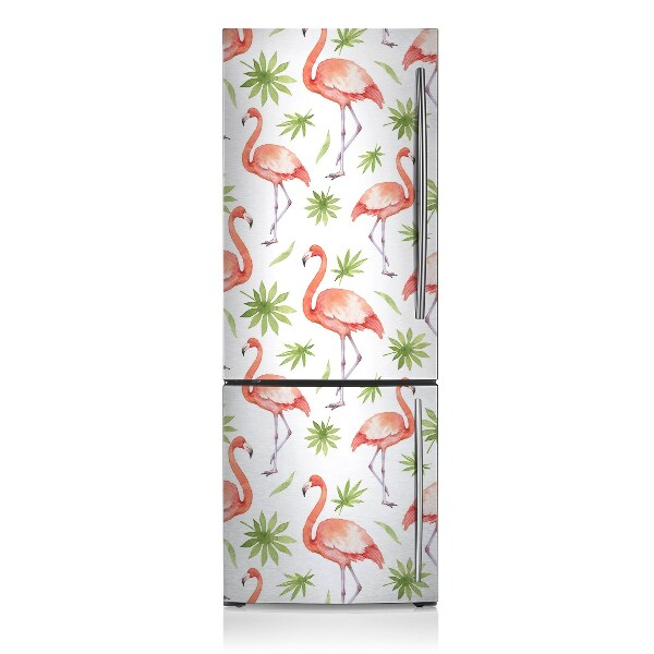 capac decorativ pentru frigider Flamingos