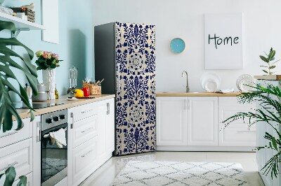 capac decorativ pentru frigider Model albastru