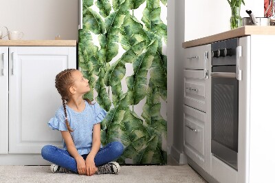 capac decorativ pentru frigider Frunze exotice
