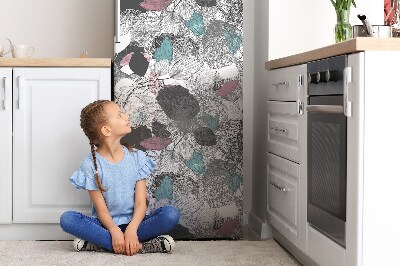 capac decorativ pentru frigider Model floral