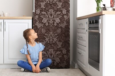 capac decorativ pentru frigider Model în stilul damascului