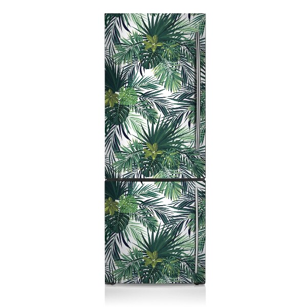 capac decorativ pentru frigider Frunze tropicale