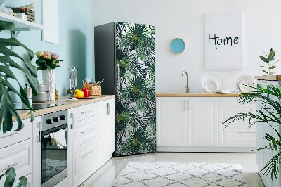 capac decorativ pentru frigider Frunze tropicale
