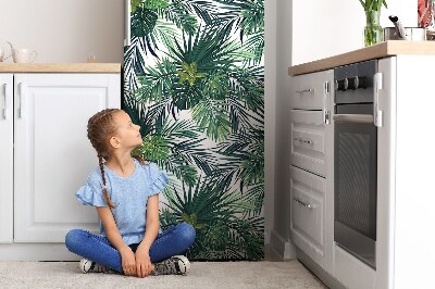 capac decorativ pentru frigider Frunze tropicale