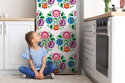 capac decorativ pentru frigider Flori într-un stil floral