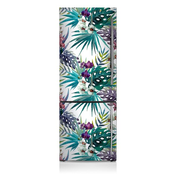 capac decorativ pentru frigider Frunze tropicale