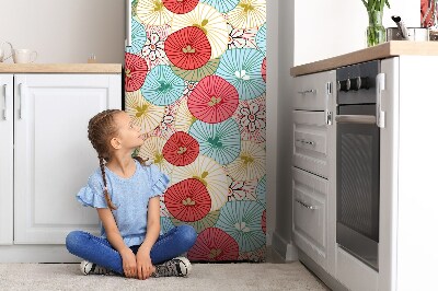 capac decorativ pentru frigider Model floral