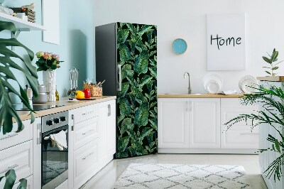 capac decorativ pentru frigider Frunze tropicale