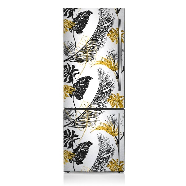 magnet decorativ pentru frigider Tropical auriu