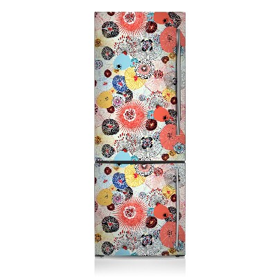 capac decorativ pentru frigider Model floral