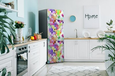 capac decorativ pentru frigider Mozaic colorat