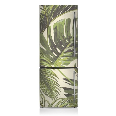 capac decorativ pentru frigider Frunze tropicale