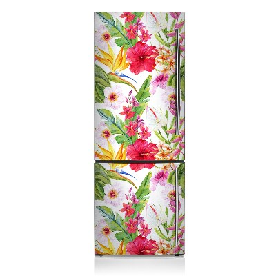 magnet decorativ pentru frigider Hibiscus exotic