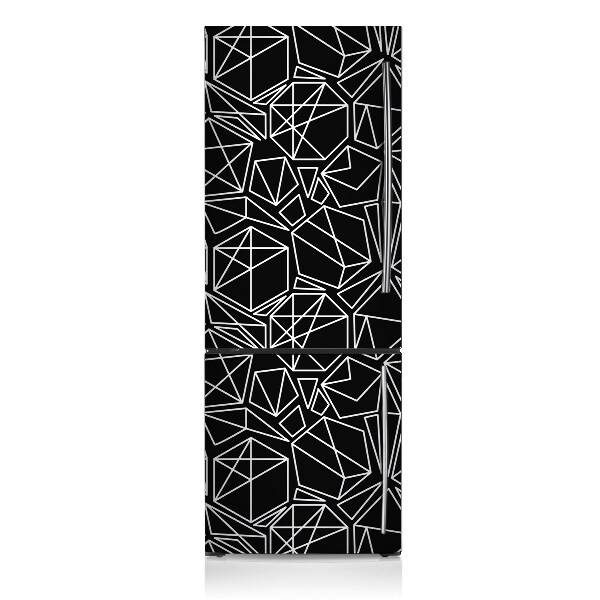 magnet decorativ pentru frigider Model geometric