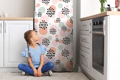 magnet pentru frigider Puncte colorate