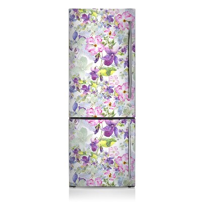 magnet decorativ pentru frigider Flori purpurii
