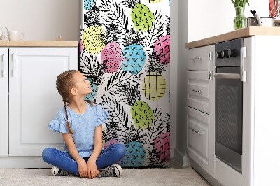 magnet decorativ pentru frigider Ananas colorat