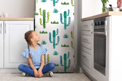 magnet decorativ pentru frigider Cactus pictat