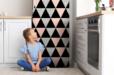 magnet decorativ pentru frigider Triunghiuri geometrice