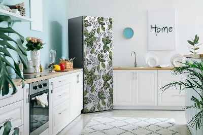 magnet decorativ pentru frigider Model botanic