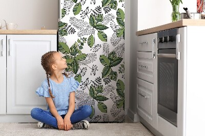 magnet decorativ pentru frigider Model botanic