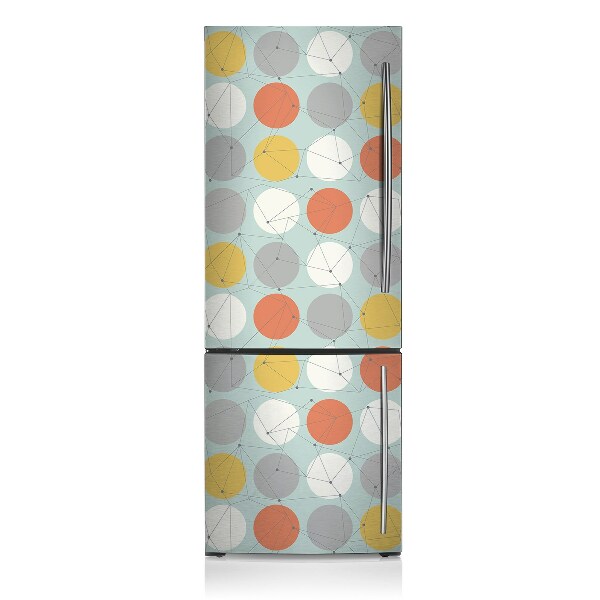 magnet decorativ pentru frigider Model geometric