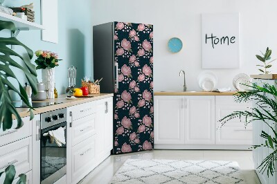 capac decorativ pentru frigider Flori roz