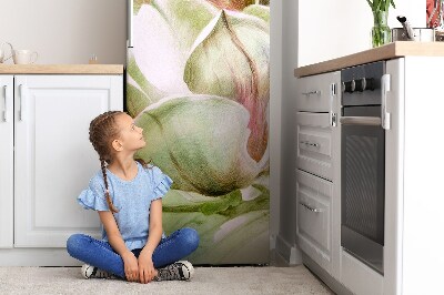 capac decorativ pentru frigider Flori magnolia