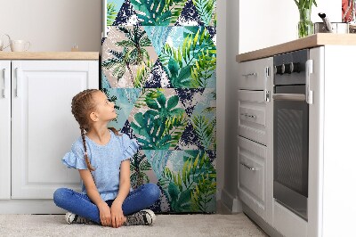 magnet decorativ pentru frigider Mozaic tropical