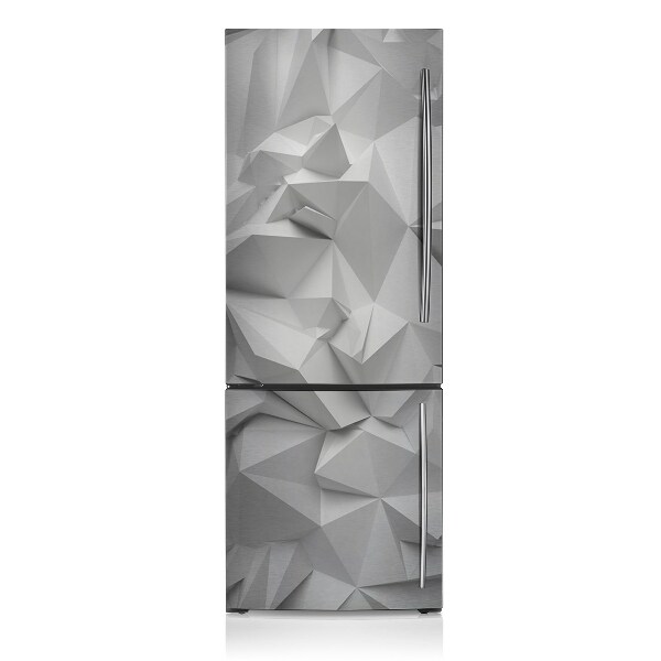 capac decorativ pentru frigider Alb abstract