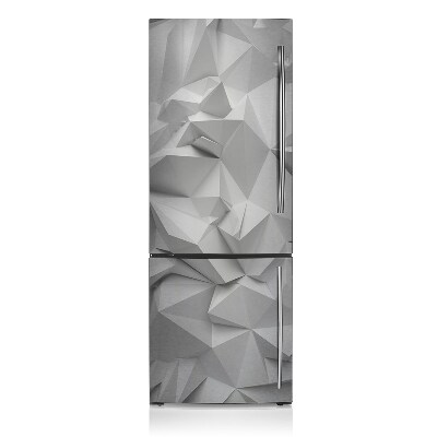 capac decorativ pentru frigider Alb abstract