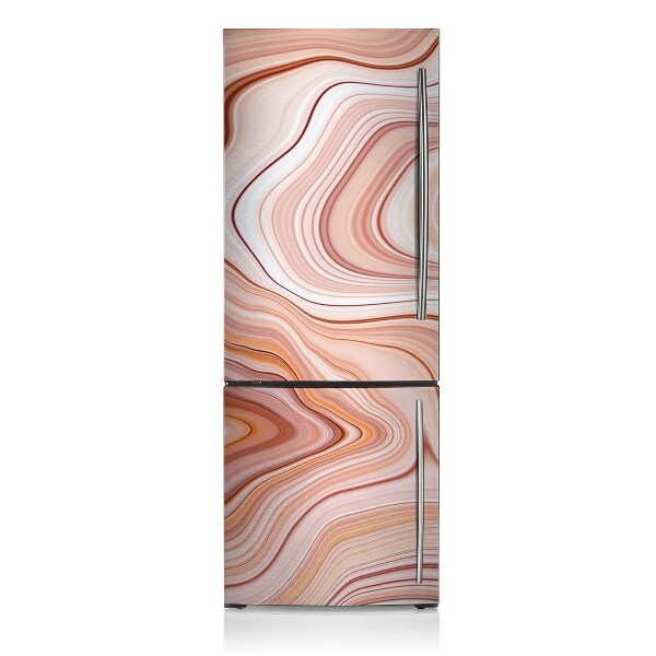 capac decorativ pentru frigider Ecru abstract