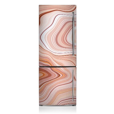 capac decorativ pentru frigider Ecru abstract