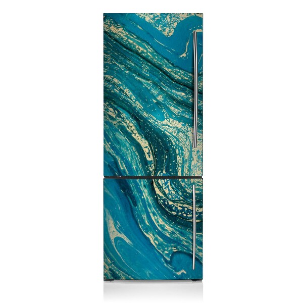 capac decorativ pentru frigider Albastru abstract