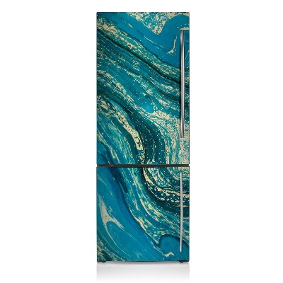 capac decorativ pentru frigider Albastru abstract