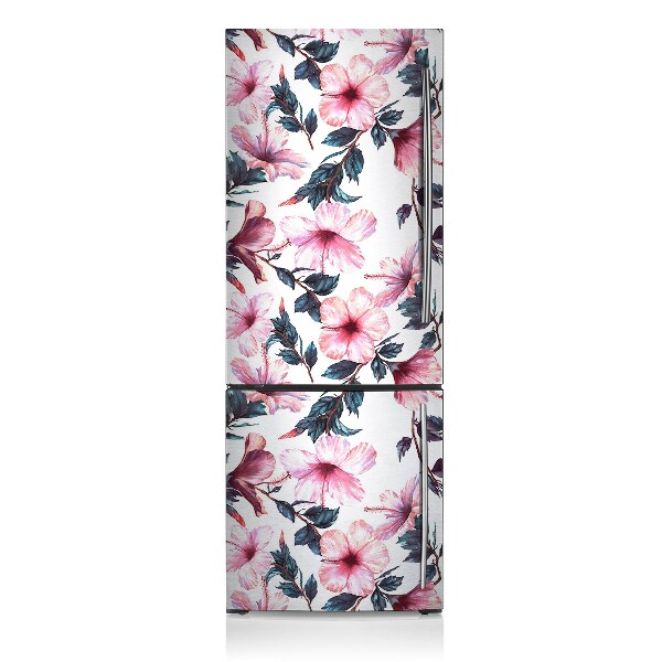 capac decorativ pentru frigider Flori de hibiscus