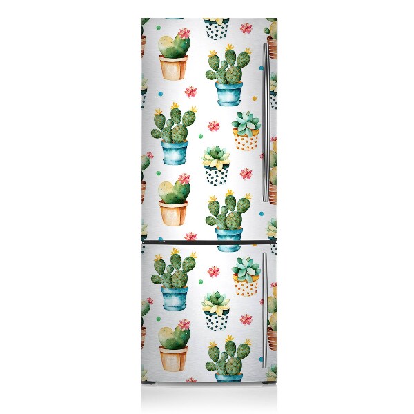 capac decorativ pentru frigider Cactus pictat